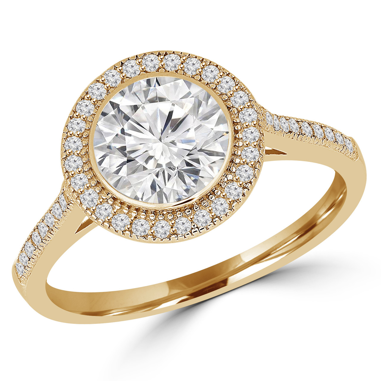 Round Cut Diamond Rings – Ascot Diamonds